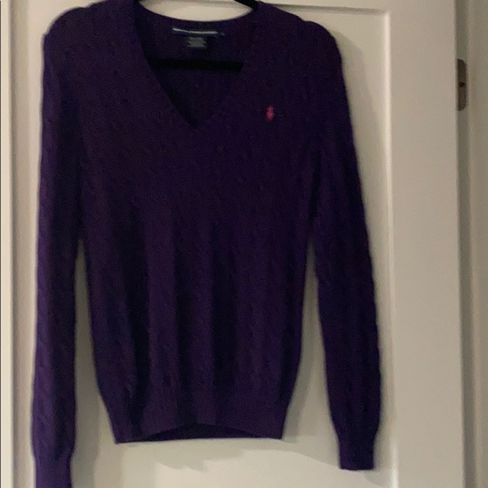 Vibrant purple Ralph Lauren Sport Sweater